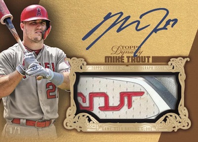 2019 Topps Dynasty Miquel Cabrera Autograph Jersey Patch Card 