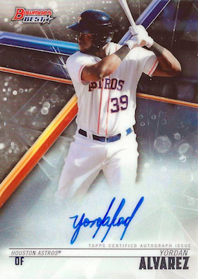 2019 Bowman Prospects Baseball #BP-123 Yordan Alvarez Pre-Rookie Card