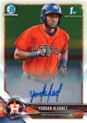  2019 Bowman Chrome Prospects #BCP-123 Yordan Alvarez