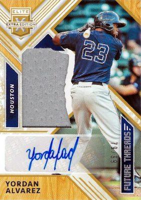 Yordan Alvarez 2018 Bowman's Best Best of 2018 Autographs - Green Refractor  #B18-YA Price Guide - Sports Card Investor