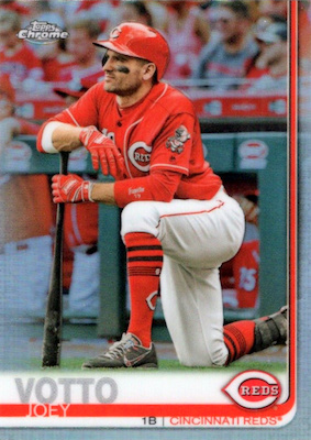  JOEY VOTTO MEM 2023 Topps Chrome Authentics Field of Dreams  Relic Refractor #TCA-JV Reds NM+-MT+ MLB Baseball : Collectibles & Fine Art