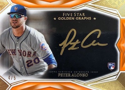 2019 Topps Finest Pete Alonso RC New York Mets #44 – The Breaks-Keep it Real