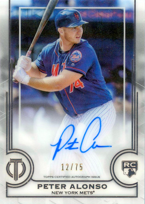 Pete Alonso Rookie 2019 Bowman Prospects #BP127 Mets Polar Bear –