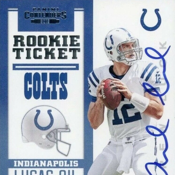 andrew luck platinum jersey