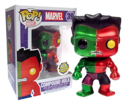 funko pop red hulk metallic