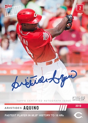 Aristides Aquino 2020 Topps Transcendent VIP Auto /15 REDS - All-Star Sports