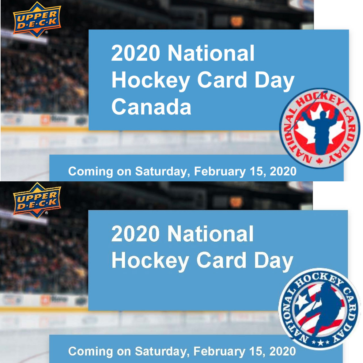 2020 Upper Deck National Hockey Card Day Checklist Date Set Info