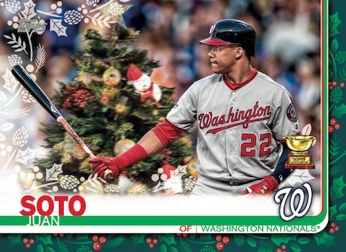 2022 Topps Holiday Baseball Card HW33 TYLER ANDERSON LOS ANGELES DODGERS