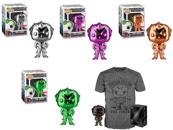 Funko POP! Heroes: DC Comics Batman Arkham Asylum - The Joker (Orange Chrome) (NYCC Debut)