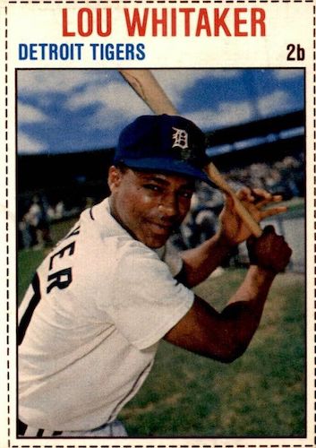  1982 Topps # 39 Lou Whitaker Detroit Tigers (Baseball