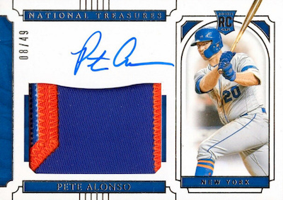  Pete Alonso 2019 Panini Black Friday Rookies #RC17 :  Collectibles & Fine Art