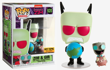 zim and gir on the pig funko pop