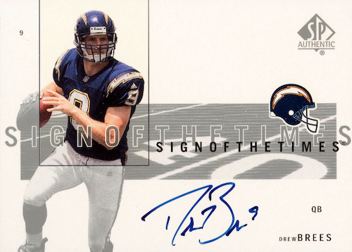 Top Drew Brees Rookie Cards Ranked List Best Autograph Buying Guide