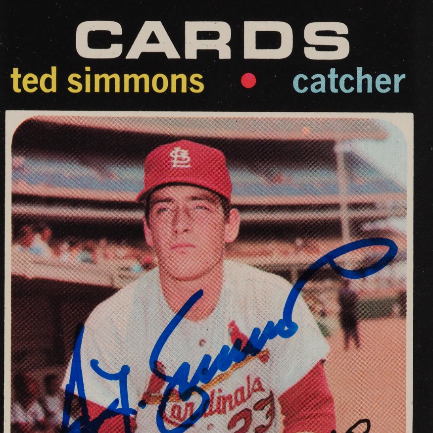 Ted Simmons Baseball Cards by Baseball Almanac