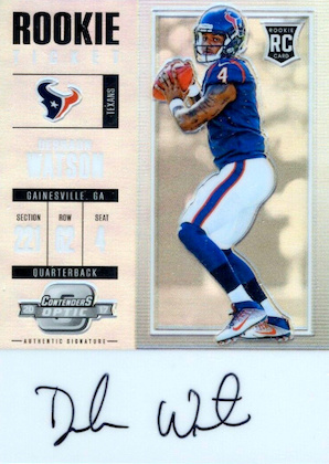 Deshaun Watson Houston Texans Autographed 2017 Panini Donruss Optic #195  #102/150 BGS Authenticated 9.5/10 Rookie Card