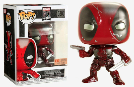 Funko Pop! Deadpool - Deadpool First Appearance 80th Anniversary #546, pop  dead pool 