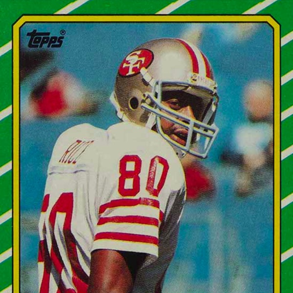 Vintage 90's San Francisco 49er's Jerry Rice 80 Red & 