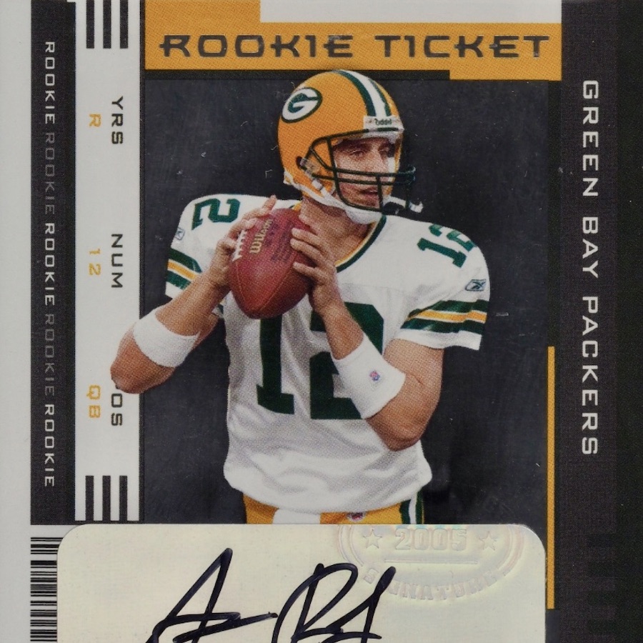 aaron rodgers auto jersey