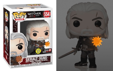 geralt of rivia funko pop