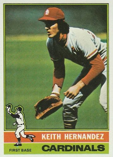 1980 Topps Baseball Cardinals Keith Hernandez Card321 