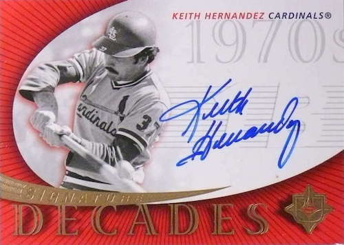 Keith Hernandez Price List - Supercollector Catalog