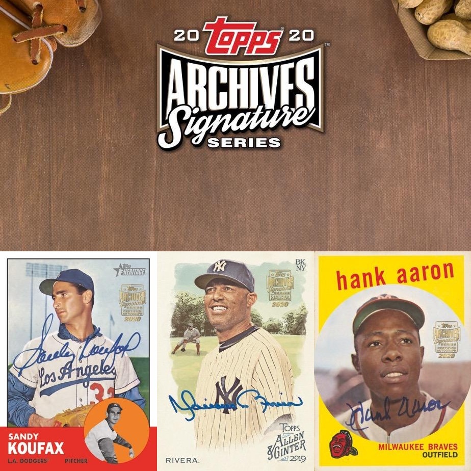 2022 Topps Archives Signature Series MLB Baseball RETIRED PLAYER EDITION  Baseball (1 card/bx)