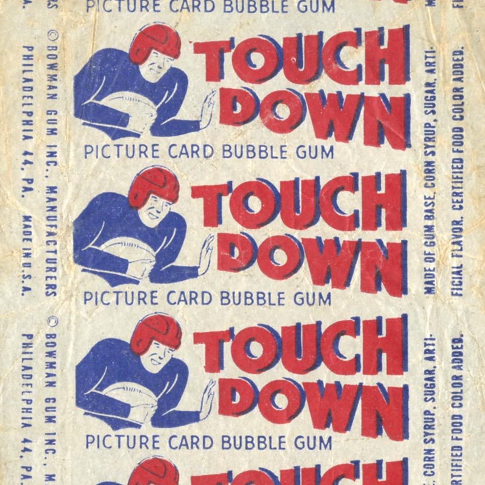 Issued by Bowman Gum Company  Card Number 82, Bosh Pritchard