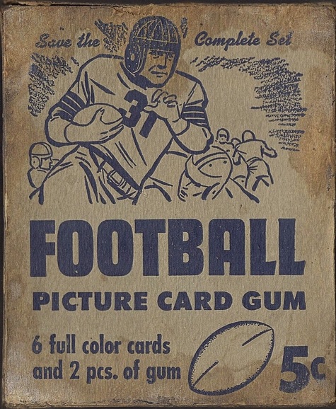 Issued by Bowman Gum Company  Card Number 2, Otto Graham