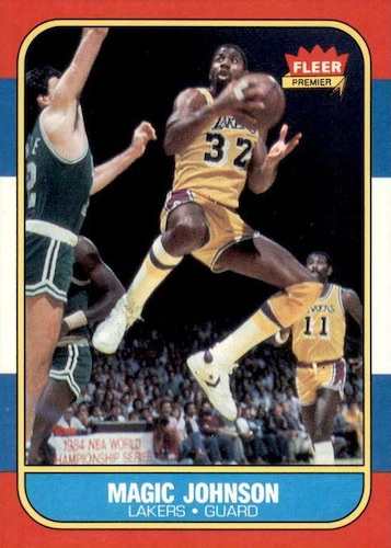 Magic Johnson Signed 1980 Topps #18 Rookie Card RC Lakers HOF PSA