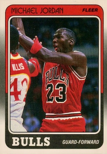 89 fleer michael jordan