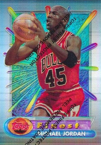 98 Upper Deck stickers Michael Jordan #45 jersey cards - Michael Jordan  Cards