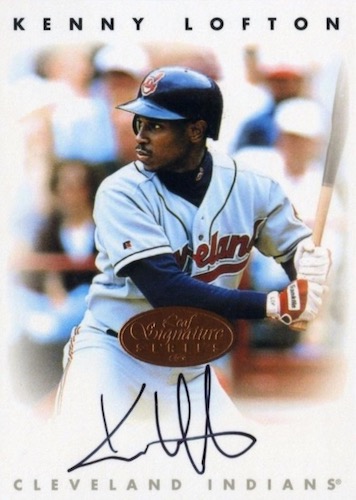 Kenny Lofton Cleveland Indians 3-Card 7x9 Plaque