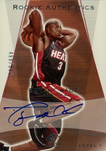 Lot Detail - 2003-04 UD Exquisite Collection Jersey Autograph #74 Dwyane  Wade Signed Patch Rookie Card (#54/99) – BGS MINT 9/BGS 10