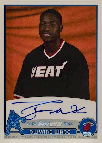 Top Dwyane Wade Rookie Autograph Cards List, Buying Guide, Analysis