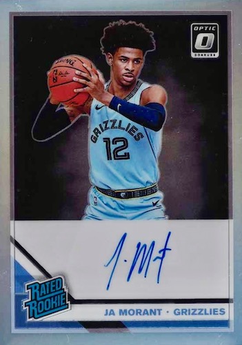 JA MORANT Autographed Memphis Grizzlies City Edition Black Nike Jersey  PANINI