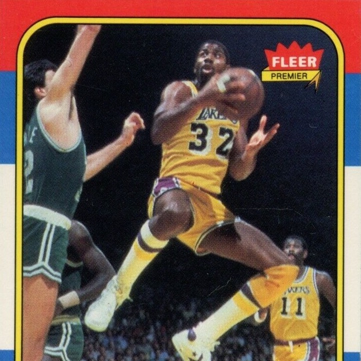  Earvin Magic Johnson basketball card (Michigan