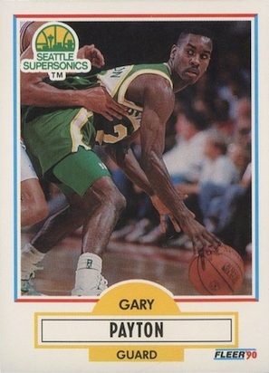 1994-95 Fleer Gary Payton #215 Seattle Supersonics Basketball Card