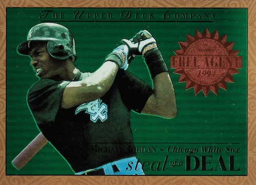 Michael Jordan Chicago White Sox Sports Trading Cards