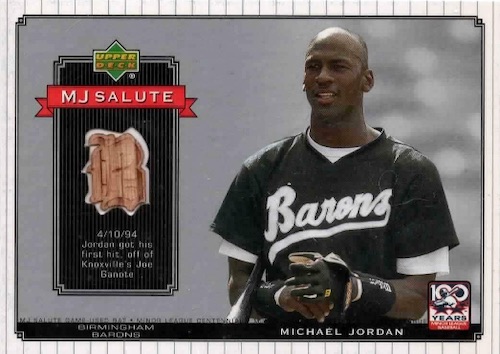 Michael Jordan Signed Birmingham Barons Baseball Jersey Upper Deck