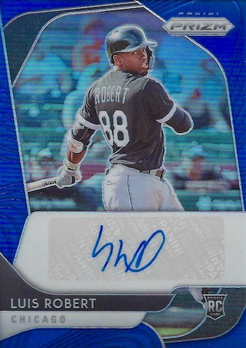 MLB Luis Robert Jr. Signed Trading Cards, Collectible Luis Robert