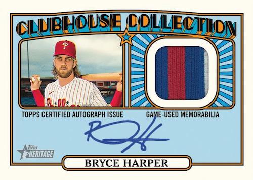  2018 Topps Heritage High Number Clubhouse Collection Relics  #CCR-BH Bryce Harper Jersey/Relic Washington Nationals Official MLB  Baseball Trading Card in Raw (NM or Better) Condition : Collectibles & Fine  Art