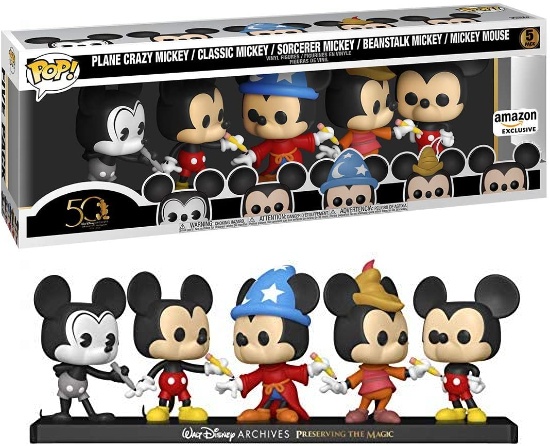 mickey and minnie funko pop 2 pack