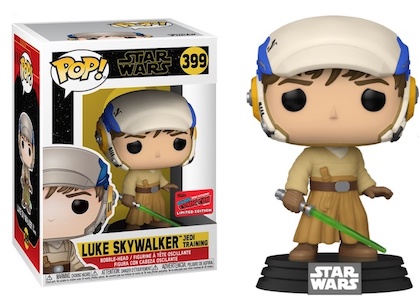 Funko pop star wars star wars épisode 9 rey avec deux sabres laser