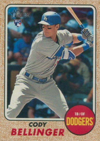 Cody Bellinger Rookie Debut 2017 Topps Update #US214 Dodgers ROY