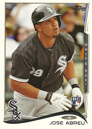 Jose Abreu player worn jersey patch baseball card (Chicago White