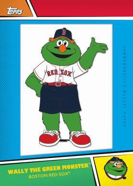 2017 Topps Opening Day Mascots #M24 Wally the Green Monster - NM-MT