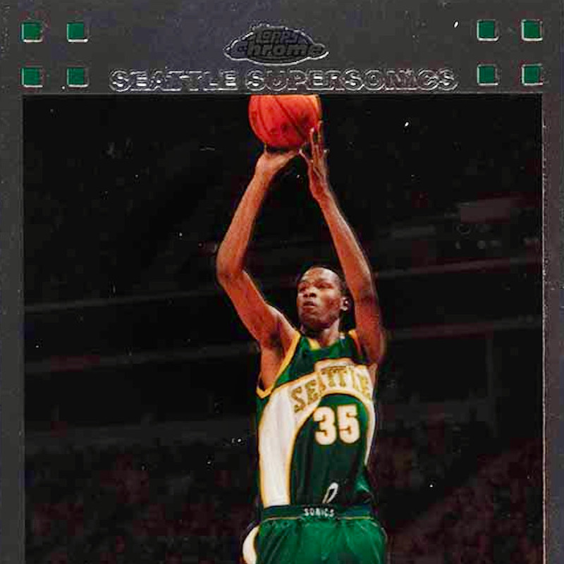 Kevin Durant Cards Hot List, Most Popular Rookies, Valuable Autographs