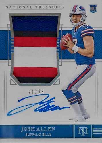 2019 Panini Playoff Josh Allen Card #13 Buffalo Bills