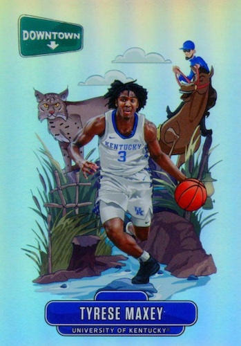 Tyrese Maxey 20-21 Prizm Draft Picks Silver Kentucky 76ers Rookie