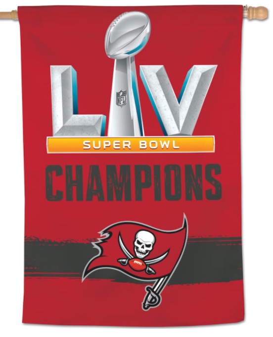 Tampa Bay Buccaneers 2021 Super Bowl LV 55 Champions 3x5 